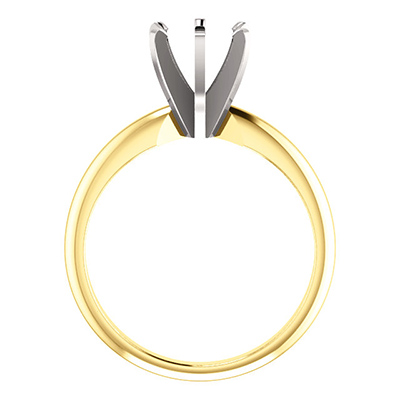 2.0  6 prong Solitaire Round Setting