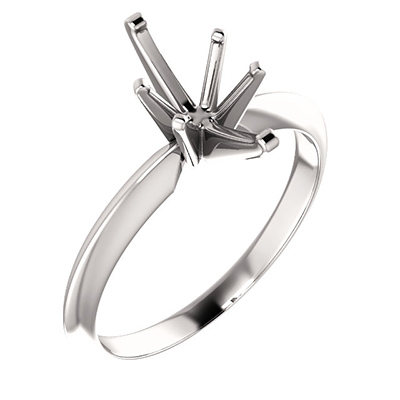 7.5 x 4 Marquise Solitaire Ring Setting
