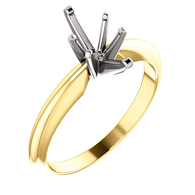 7.5 x 4 Marquise Solitaire Ring Setting