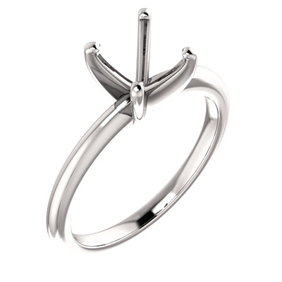 1.50 carat 4 Prong White gold Solitaire