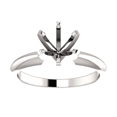 1.25 6 prong Solitaire Round Setting