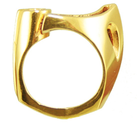 5.0mm Bold Fancy Split Ring Jewelry Mounting