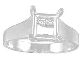 7mm Princess Trellis Ring Mounting