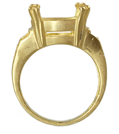 12mm Round Prince Baguette Ring Mounting