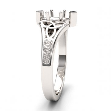 8x4 Marquise Triquetra Ring Setting