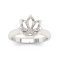 6 Petal Lotus Cathedral Ring