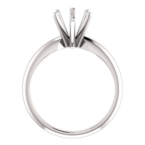 9 x 6 Pear Shape Solitaire White gold - Image 3